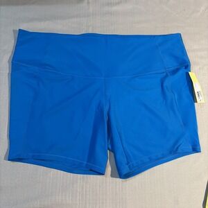 All In Motion Biker Shorts In Blue - Women's 4XL